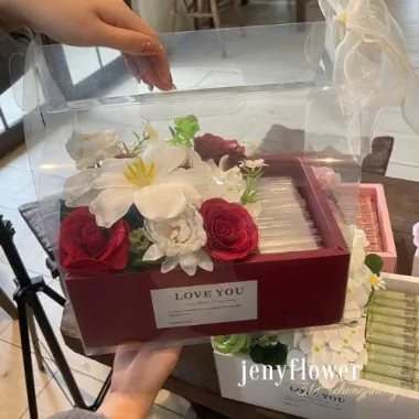 Giỏ Hoa 2 Ngăn Đựng Tiền